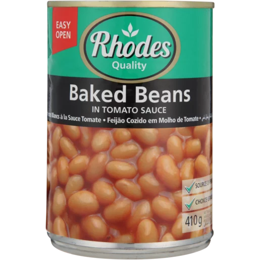 RHODES Baked Beans in Tomato Sauce, 12x410g
