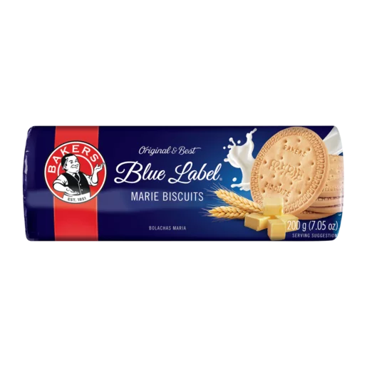 Bakers Blue Label® Marie Biscuits, 12x200g