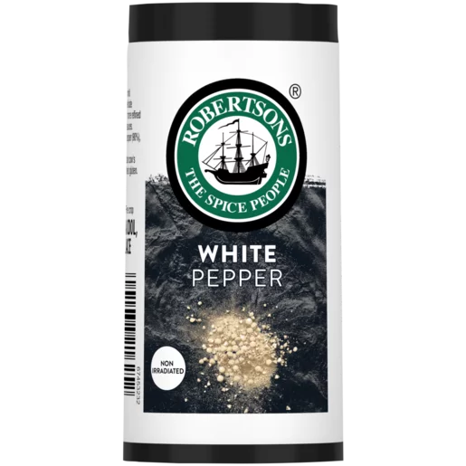Robertsons White Pepper 10x50g