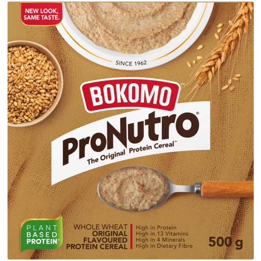 Bokomo ProNutro Whole Wheat Original, 12x500g