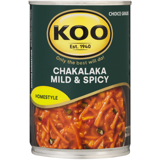 KOO Chakalaka Mild and Spicy, 12x410g
