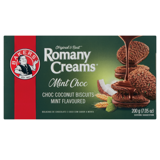 Bakers Romany Creams Mint Choc, 12x200g