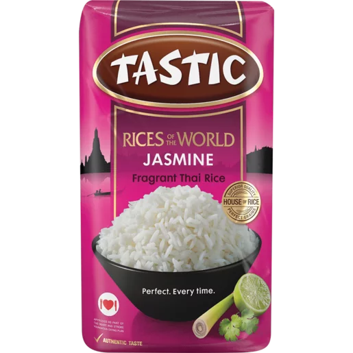 Tastic Jasmine Fragrant Thai Rice, 10x1kg