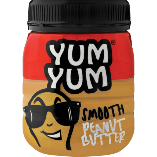 Yum Yum Smooth Peanut Butter, 12x400g