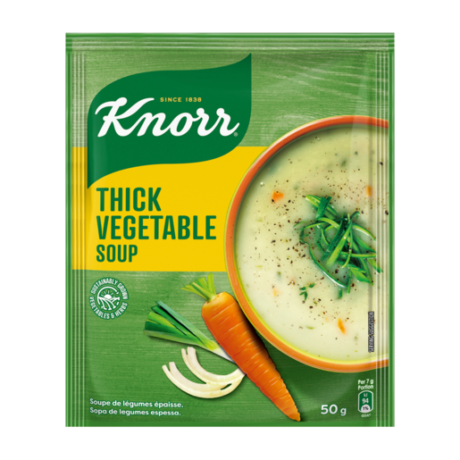 Knorr Thick Vegetable Soup, 12x50g