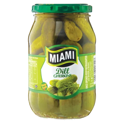 Miami Dill Gherkins, 12x380g