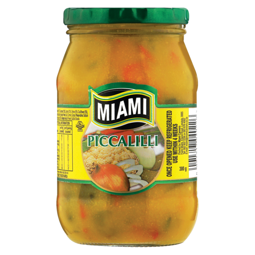 Miami Piccalilli Relish, 12x380g