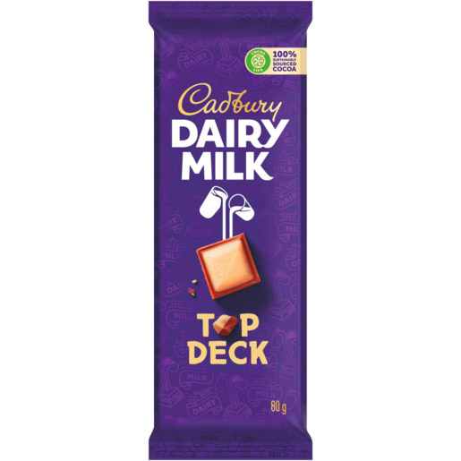 Cadbury Dairy Milk Top Deck, 24x80g
