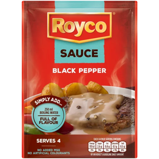 Royco Black Pepper Instant Sauce 24x38g