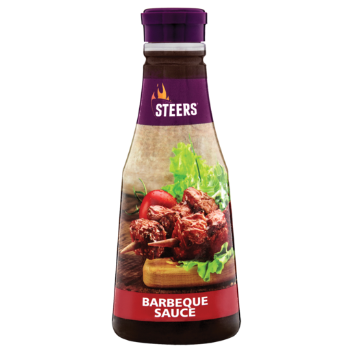 Steers Barbeque Sauce Squeeze Bottle, 12x375ml