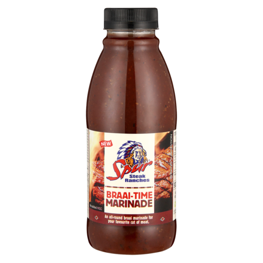 Spur Braai-Time Marinade Bottle, 12x500ml