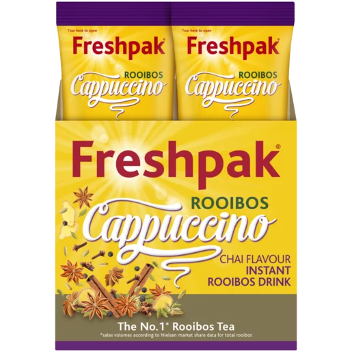 Freshpak Cappuccino Chai Flavoured Instant Rooibos Drink 8x20g