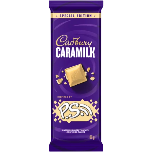 Cadbury Caramilk P.S. Chocolate Slab, 24x80g