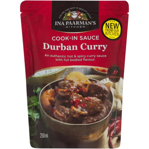 Ina Paarman's Kitchen Durban Curry Cook-In Sauce, 12x250ml
