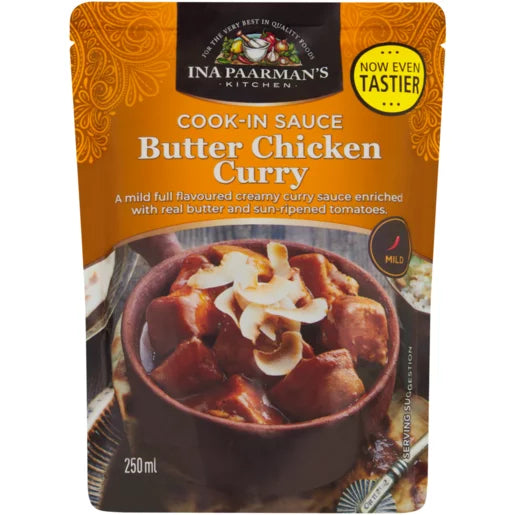 Ina Paarman Butter Chicken Curry Cook-In Sauce, 12x250ml