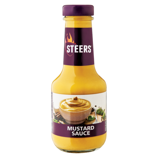 Steers Mustard Sauce, 12x375ml