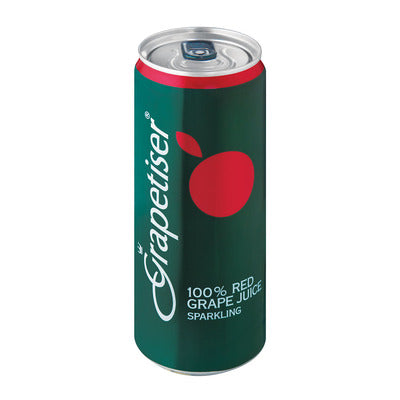 Grapetiser Sparkling Red Grape Juice Can 24x330ml