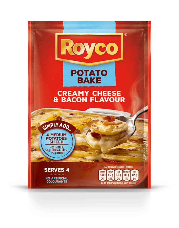 Royco Cheese & Bacon Instant Sauce Pack 24x38g