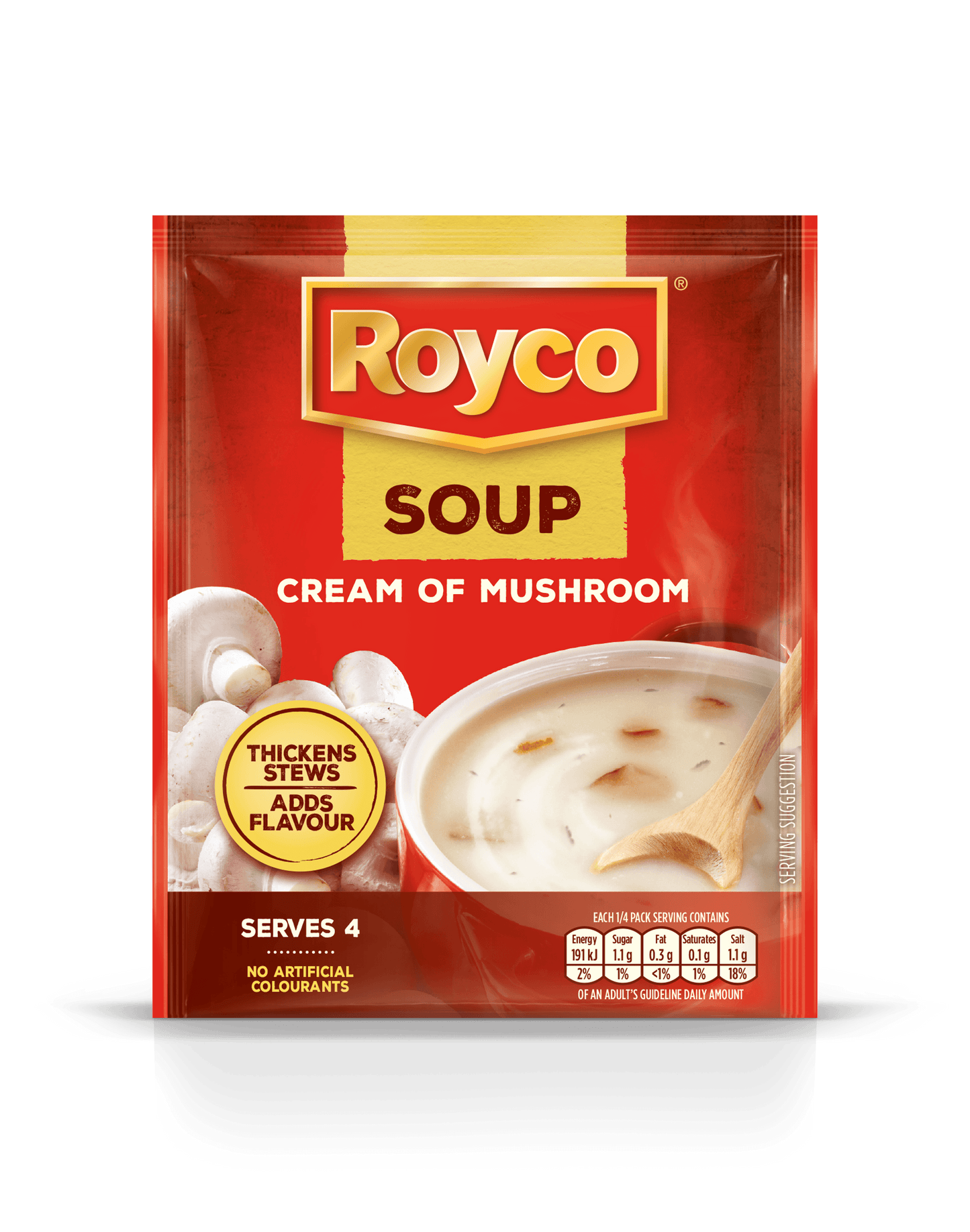 Royco Cream of Mushroom Soup, 24x50g