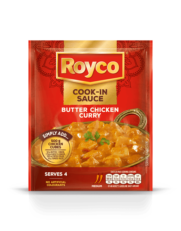 Royco Butter Chicken Curry Cook-In-Sauce 24x50g