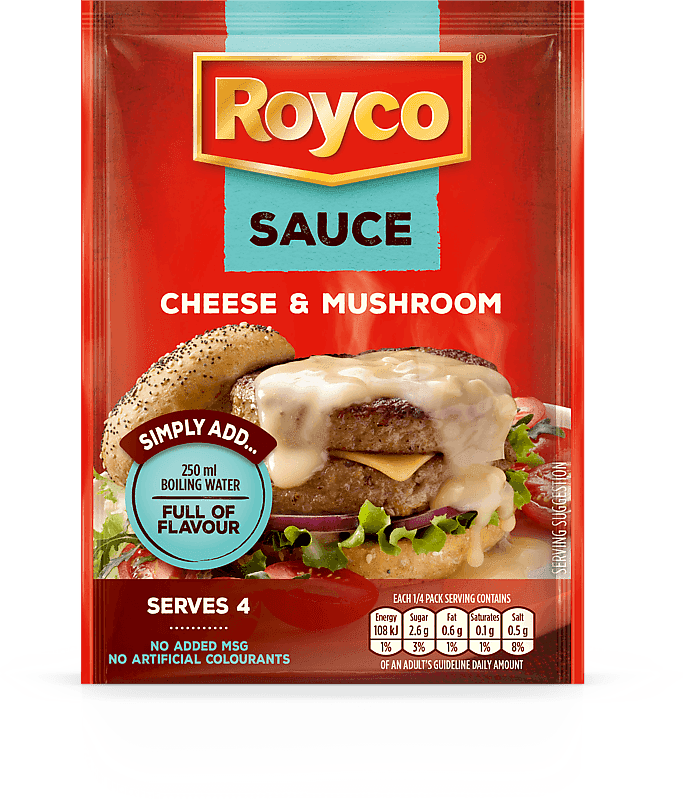 Royco Cheese & Mushroom Instant Sauce 24x37g