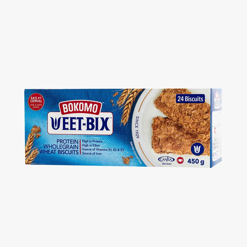 Bokomo Weet-Bix Protein Wholegrain Wheat Biscuits 24x450g