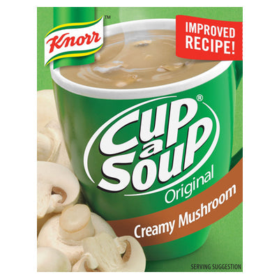 Knorr Cup A Soup Creamy Mushroom, 10x80g