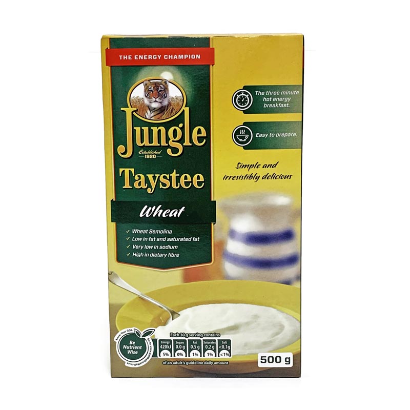 Jungle Taystee Wheat Cereal, 12x500g