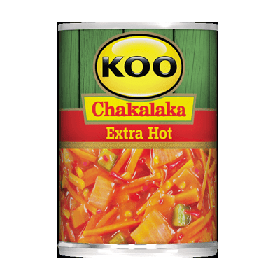 KOO Extra Hot Chakalaka, 12x410g