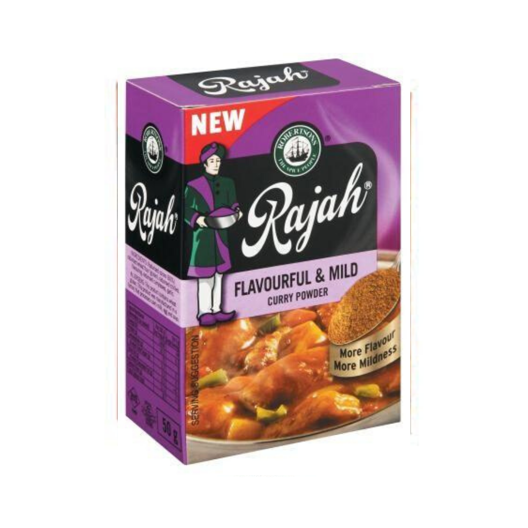 Robertson's Rajah Flavorful & Mild Curry Powder, 12x100g