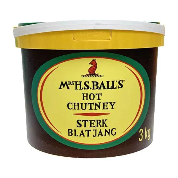 Mrs. H.S. Balls Hot Chutney, 4x3Kg