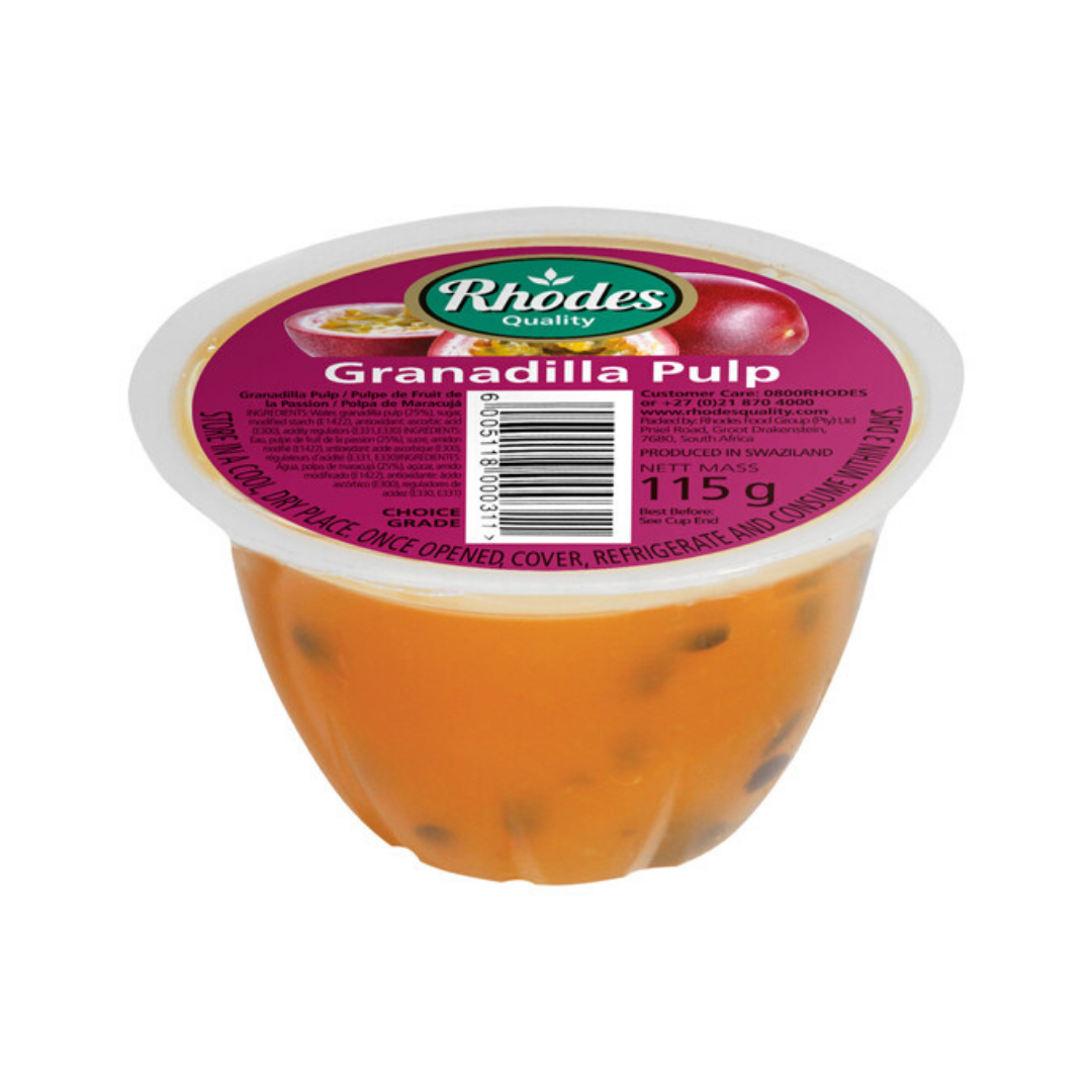 Rhodes Granadilla Pulp, 12x115g