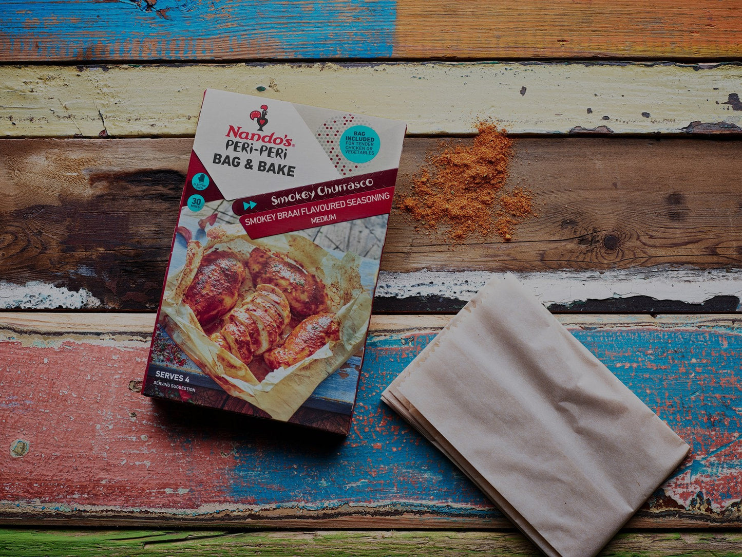 Nando's Peri-Peri Bag & Bake Smokey Churrasco, 12x20g