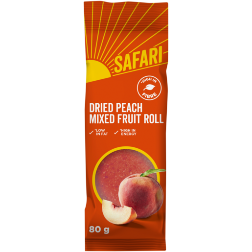 SAFARI Fruit Roll-Peach, 25x80g