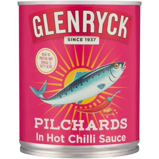 Glenryck Pilchards in Hot Chilli Sauce 24x215g