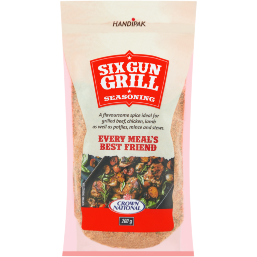 Six Gun Grill Seasoning, 12x200g