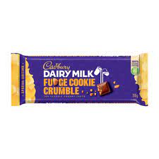 Cadbury Dairy Milk Fudge Cookie Crumble Milk Chocolate, 20x150g