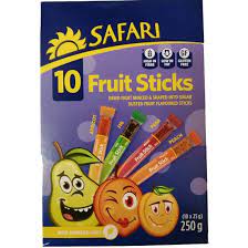 Safari Funky Fruit Sticks 10x25g