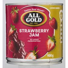 ALL GOLD Strawberry Jam, 6x900g