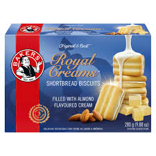 Bakers Royal Creams Shortbread Biscuits, 12x280g