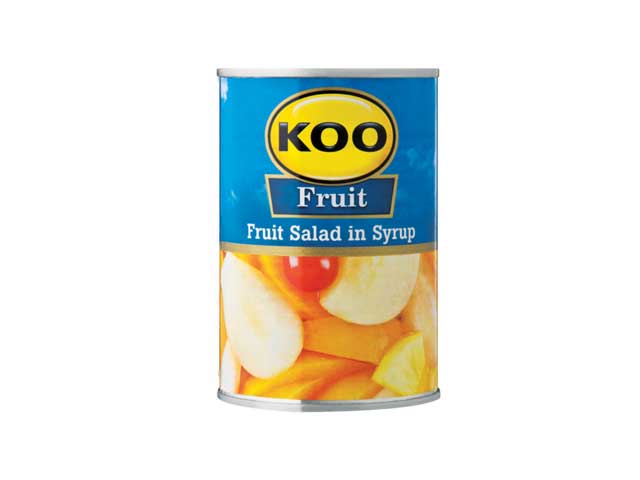KOO Fruit Salads in Syrup, 12x410g