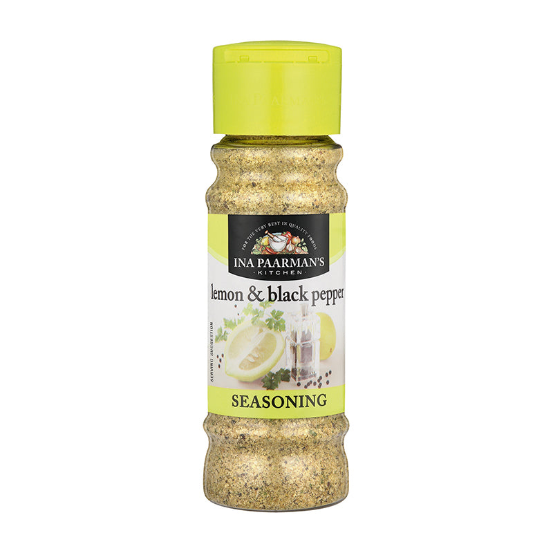 Ina Paarman's Lemon and Black Pepper Seasoning, 12x200ml