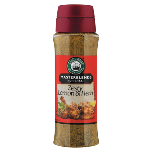 Robertsons Masterblends Zesty Lemon and Herb Spice Blend, 10x200ml