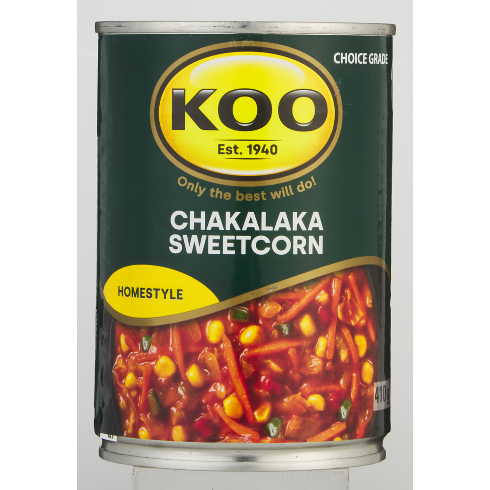 KOO Chakalaka With Sweetcorn, 12x410g