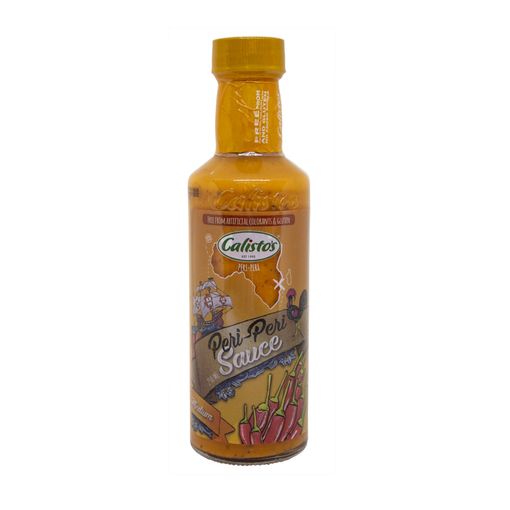 Calisto’s Medium Peri-Peri Sauce, 6x250ml