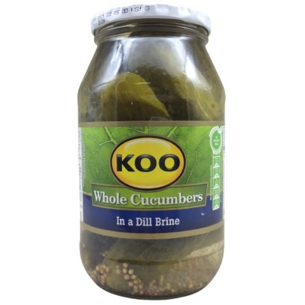 KOO Whole Cucumbers in a Dill Brine, 6x750g