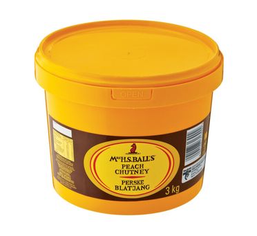 Mrs. Balls Peach Chutney, 4x3Kg