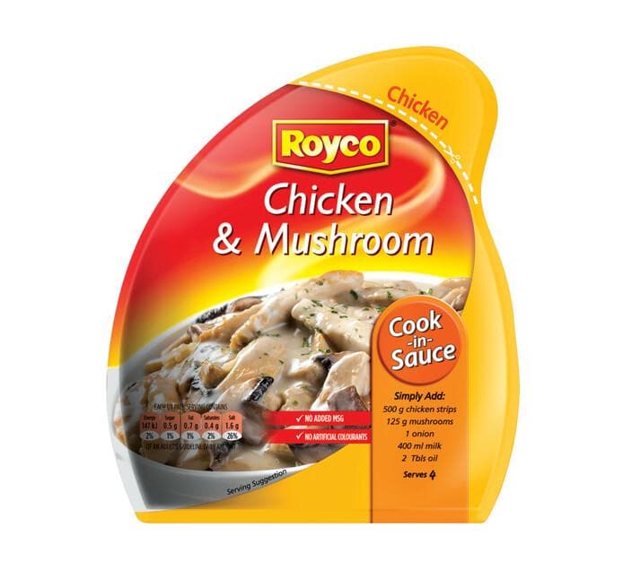 ROYCO Chicken & Mushroom Cook-in-Sauce, 24x44g