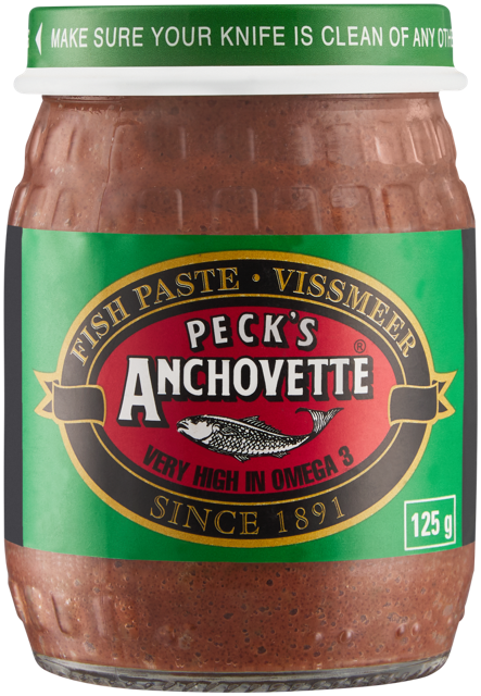 Peck's Anchovette Fish Paste 12x125g
