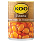 KOO Butter Beans in Tomato Sauce, 12x410g